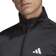 adidas Tennis Training Jacket 3-Stripes Knit (Aeroready) Black Men's